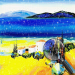 Häuser am Strand Diamond Painting