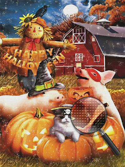 Halloween Farm Diamond Painting