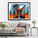 Heftige Rennwagen-Konkurrenz Diamond Painting