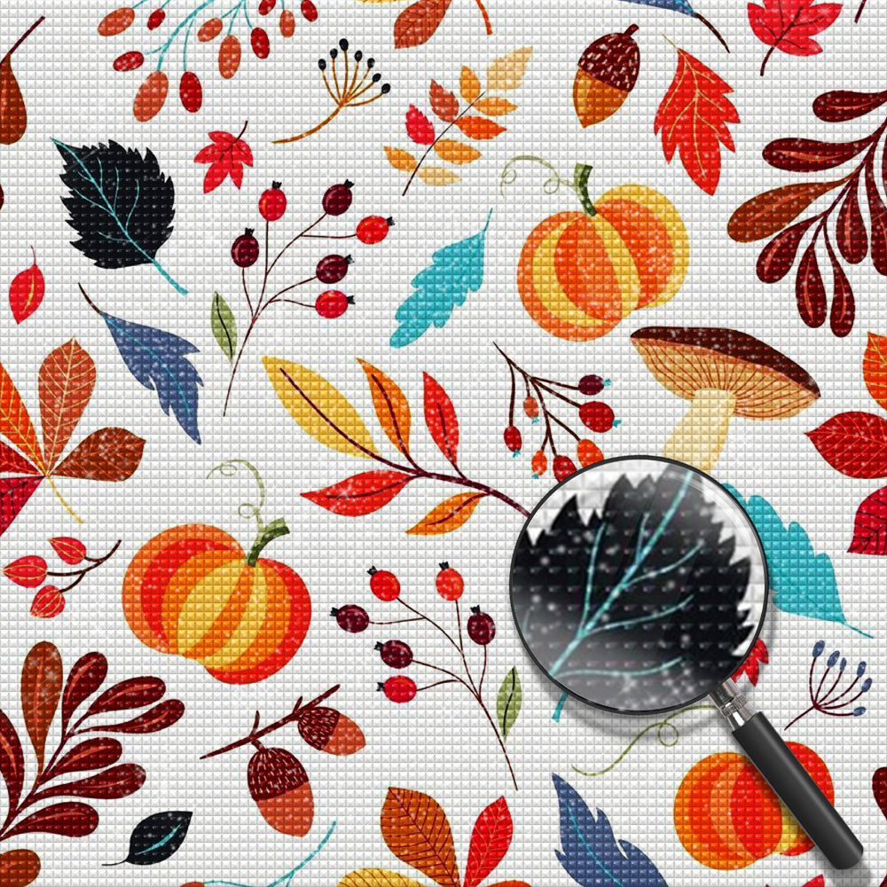 Herbst Muster Diamond Painting