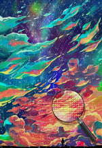 Himmel mit Sternen und Wolken Diamond Painting