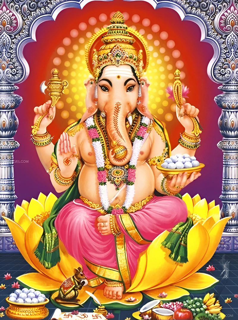 Hinduismus Ganesha Diamond Painting