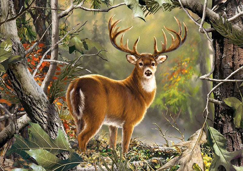 Hirsch im Wald Diamond Painting