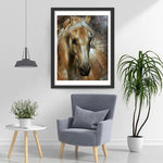 Hübsches braunes Pferd Diamond Painting