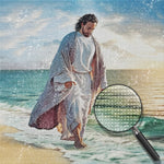 Jesus am Meer Diamond Painting