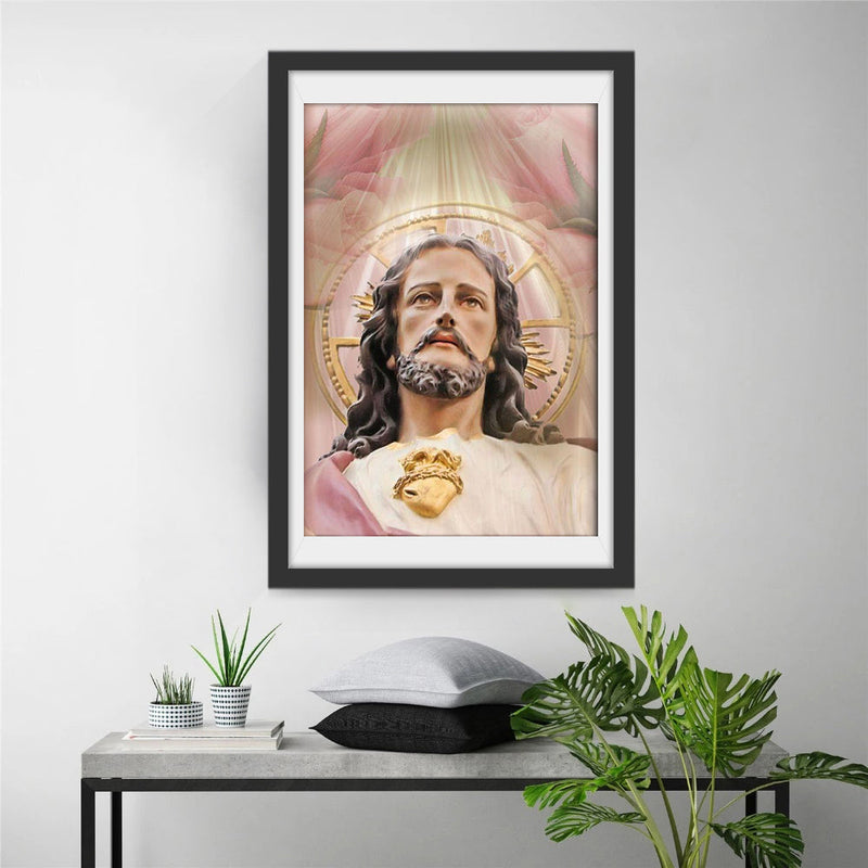 Jesus und das heilige Licht Diamond Painting