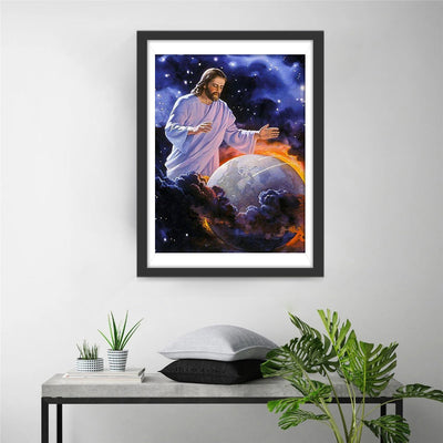 Jesus und das Universum Diamond Painting