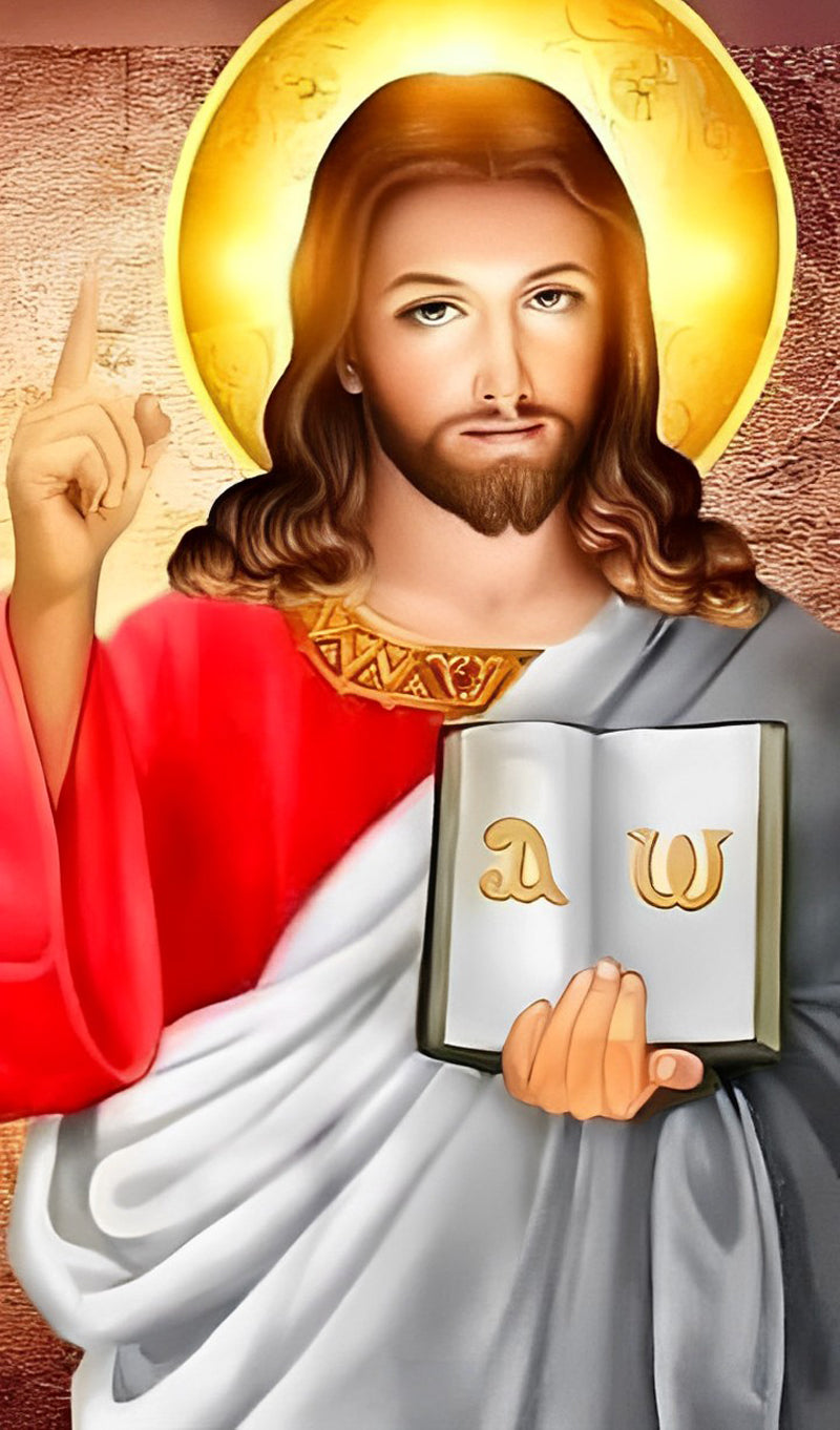 Jesus und die Bibel Diamond Painting