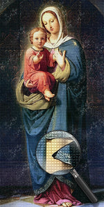 Jungfrau Maria und Kind Diamond Painting