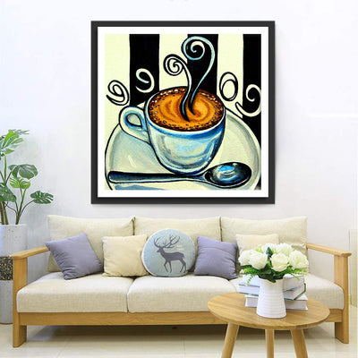 Kaffeeplakat Diamond Painting