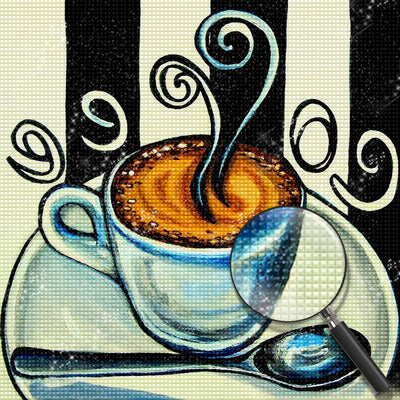 Kaffeeplakat Diamond Painting