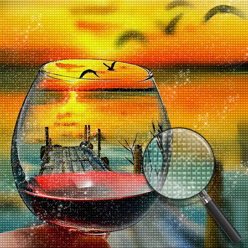 Kai im Glas Diamond Painting