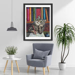 Katze Brief Diamond Painting