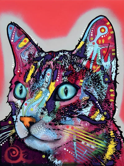 Katze im Pop-Stil Diamond Painting