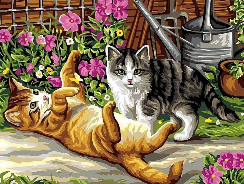 Katzen Diamond Painting