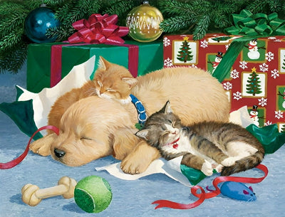 Katzen Hund Weihnachtsgeschenke Diamond Painting