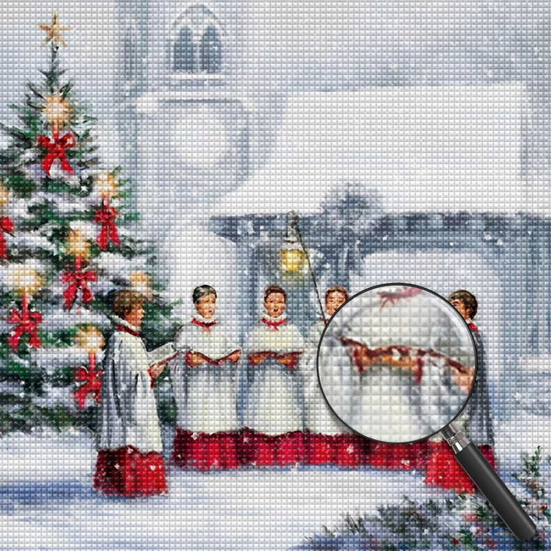 Kinder Weihnachtsbaum Diamond Painting