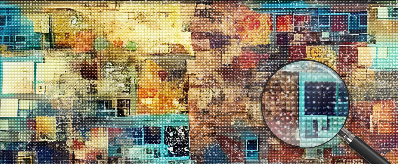 Kleine Häuser Diamond Painting