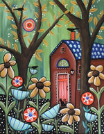 Kleine Hütte im Wald Diamond Painting