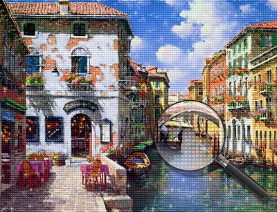 Kleine Stadt in Venedig Diamond Painting