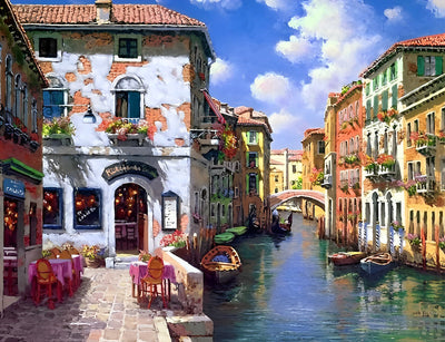 Kleine Stadt in Venedig Diamond Painting