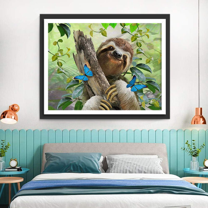 Koala und Schmetterlinge Diamond Painting