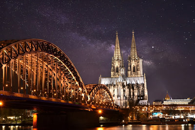 Kölner Dom und Brücke Diamond Painting