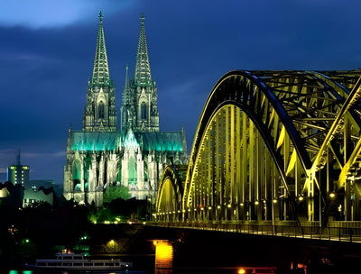 Kölner Dom und Brücke Diamond Painting