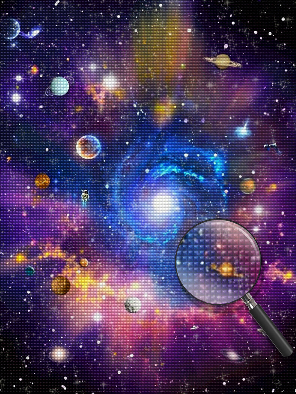 Kosmische Himmelskörper Diamond Painting