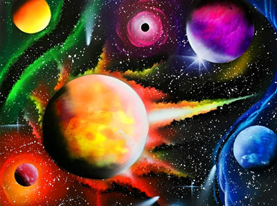 Kosmische Planeten Diamond Painting