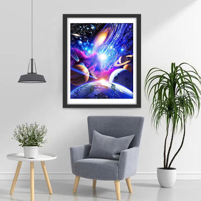 Kosmische Planeten Diamond Painting