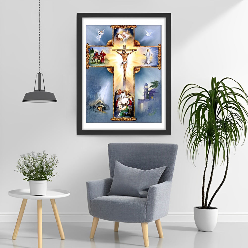 Kreuz Jesus Diamond Painting