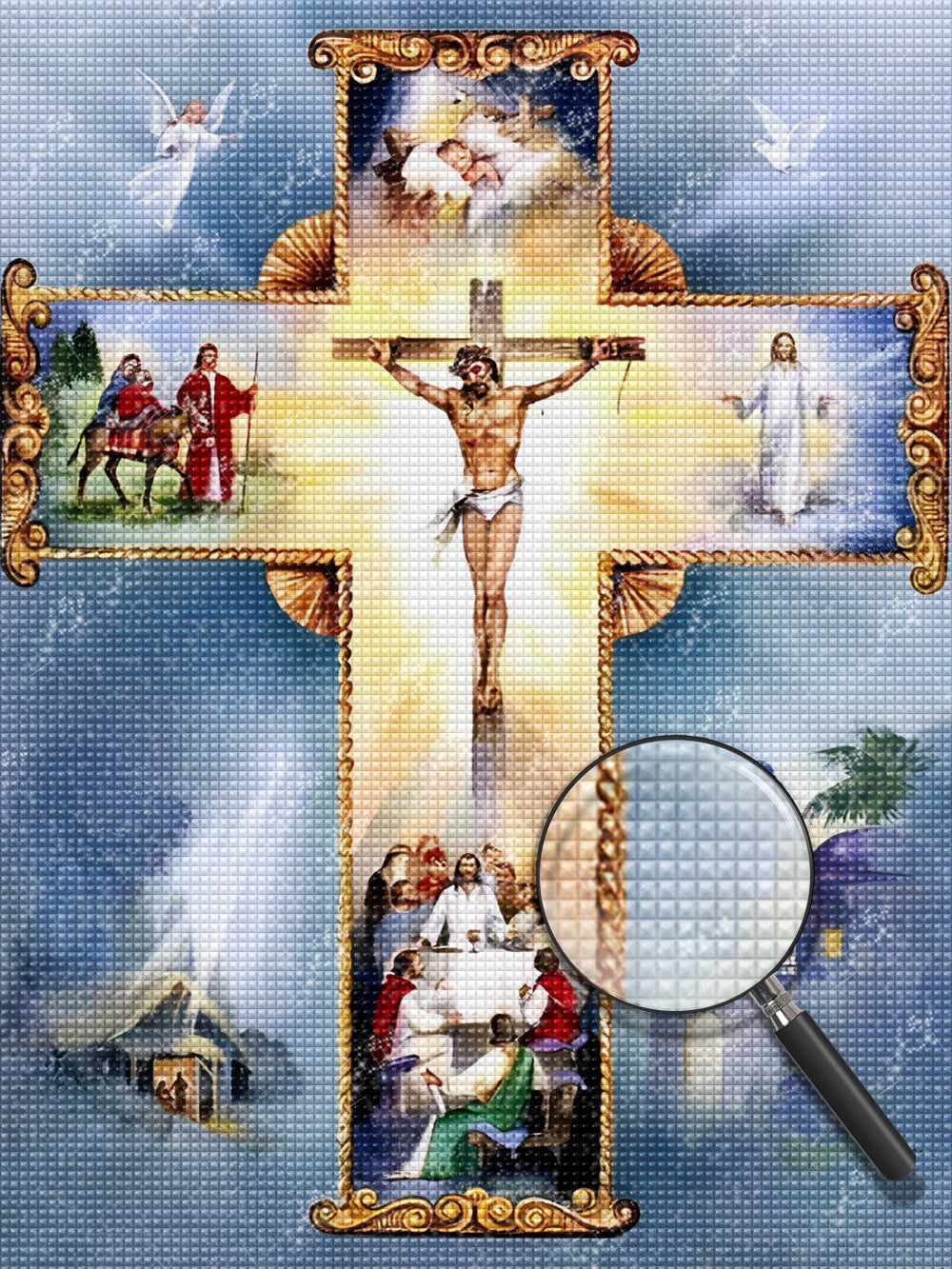 Kreuz Jesus Diamond Painting