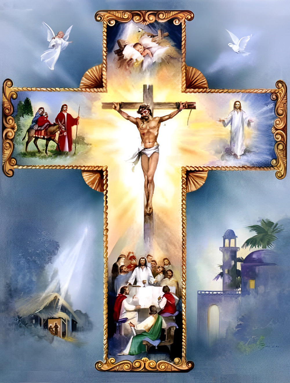 Kreuz Jesus Diamond Painting