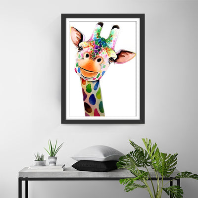 Lächelnde Giraffe Diamond Painting