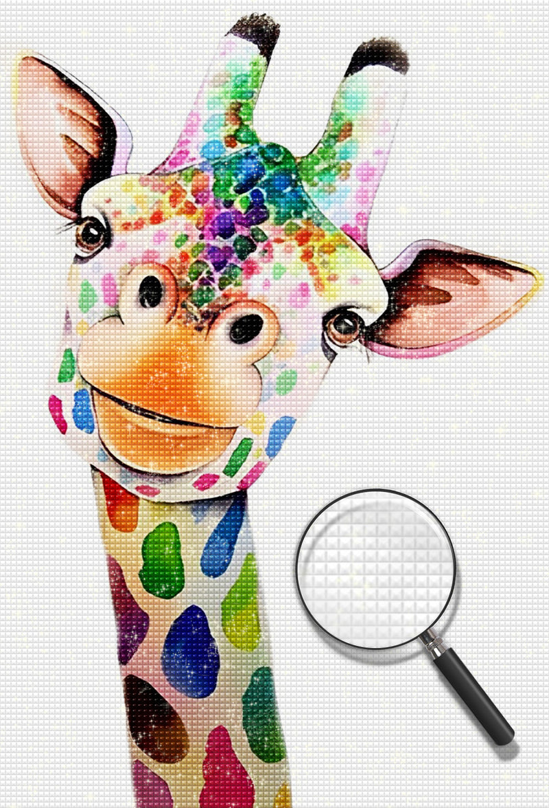 Lächelnde Giraffe Diamond Painting