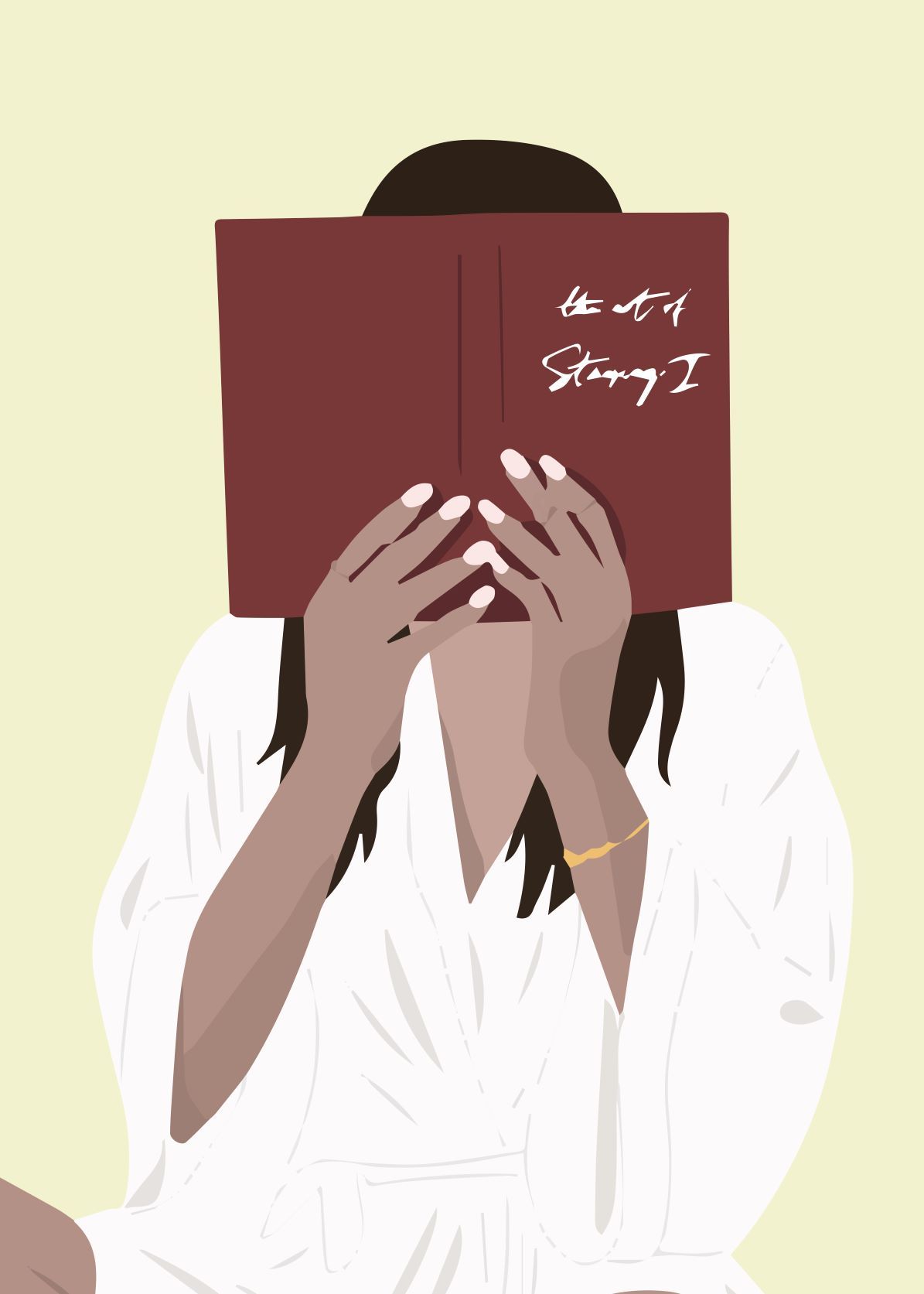 Lesendes Mädchen Diamond Painting