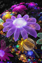 Leuchtende Gänseblümchen Diamond Painting