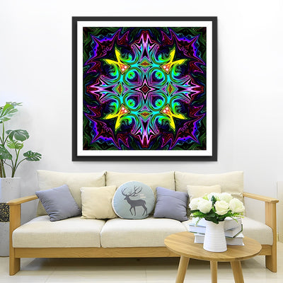 Leuchtendes Mandala Diamond Painting