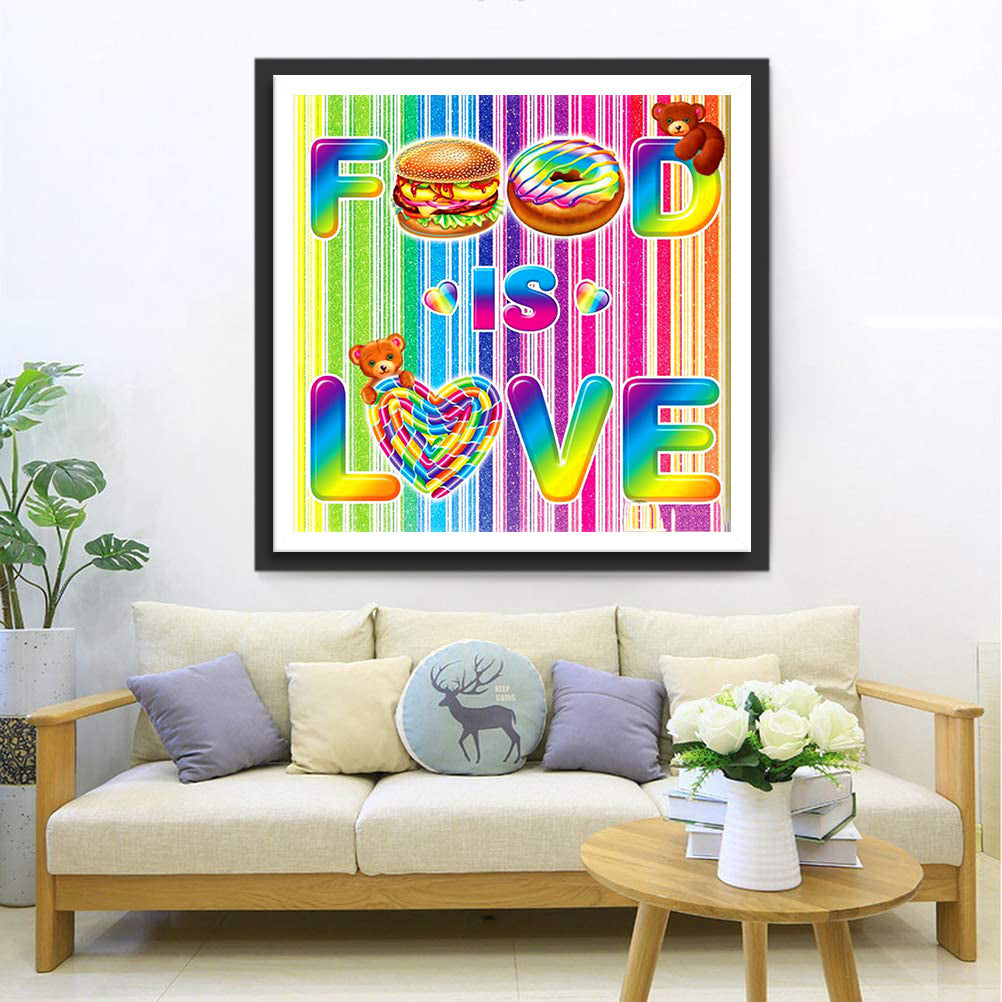 Liebe Essen Diamond Painting