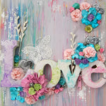 Liebe und Blumen Diamond Painting