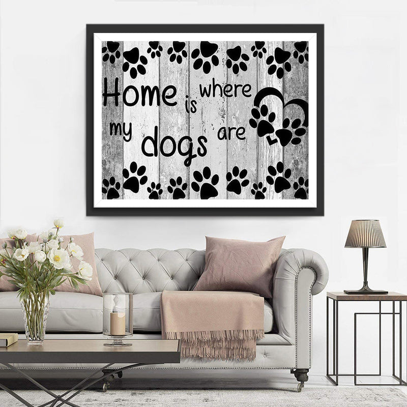 Liebe zu Hund Diamond Painting