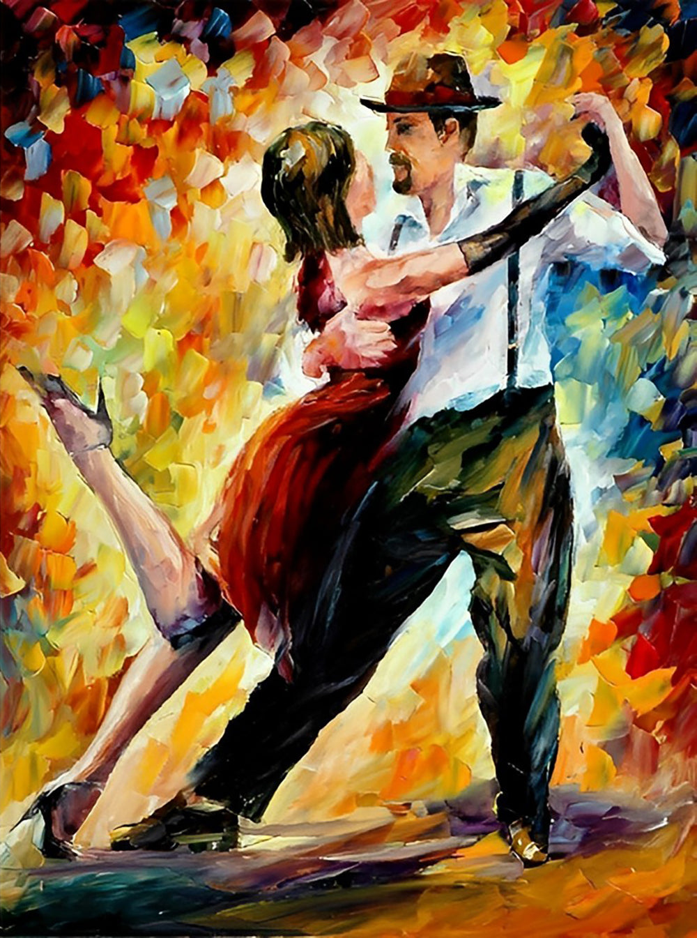 Liebespaar Tango Diamond Painting