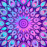 Lila Mandala Diamond Painting