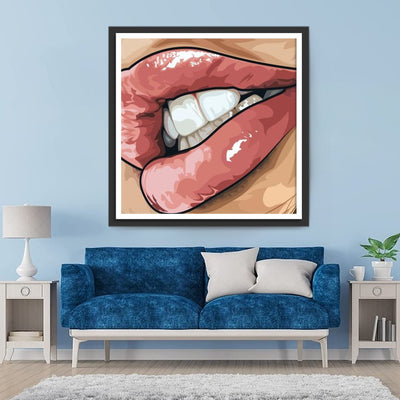 Lippen Diamond Painting