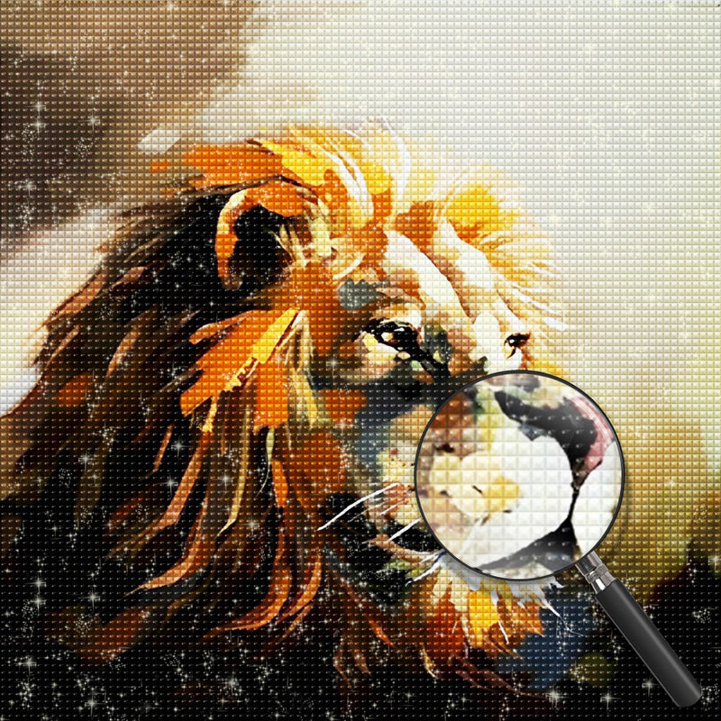 Löwe Diamond Painting