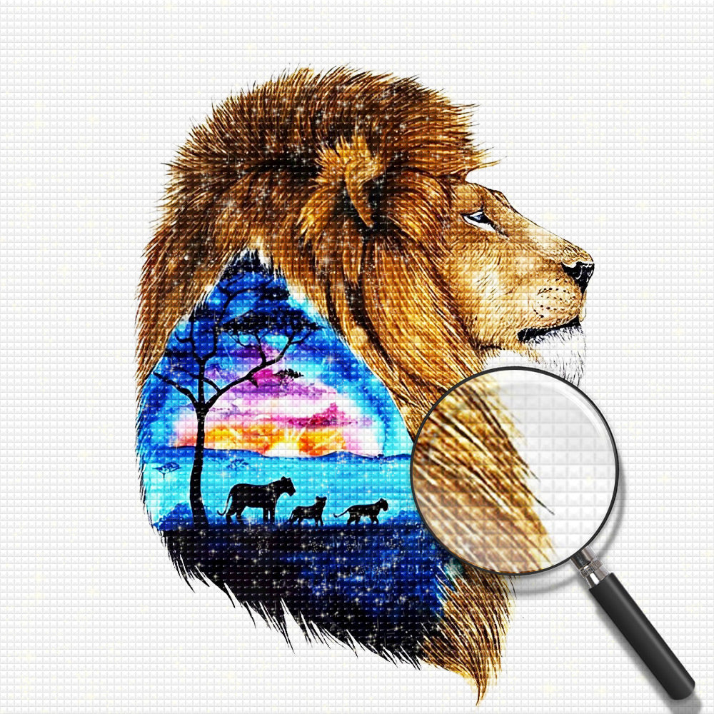 Löwe Diamond Painting