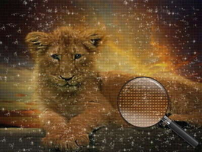 Löwe Diamond Painting