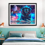 Löwe im Weltraum Diamond Painting