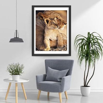 Löwen Diamond Painting